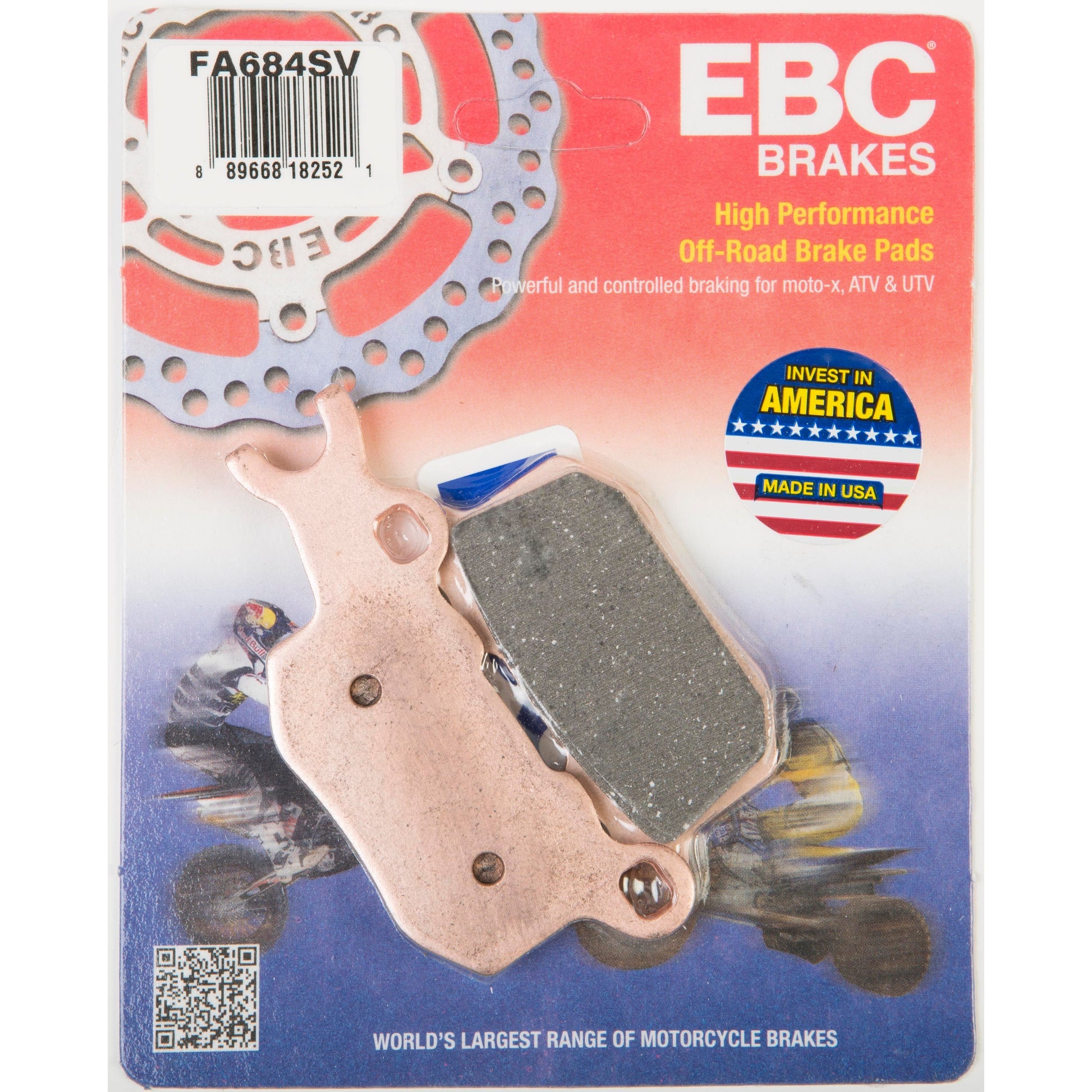 Brake Pads Fa684sv Severe Duty Sv Series