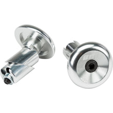 Aluminum Bar End Plugs Silver