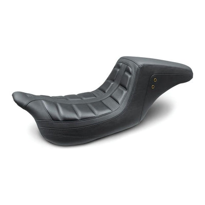 Mustang 08-21 Harley Electra Glide,Rd Glide,Rd King, Str Glide Squareback 1PC Seat - Black
