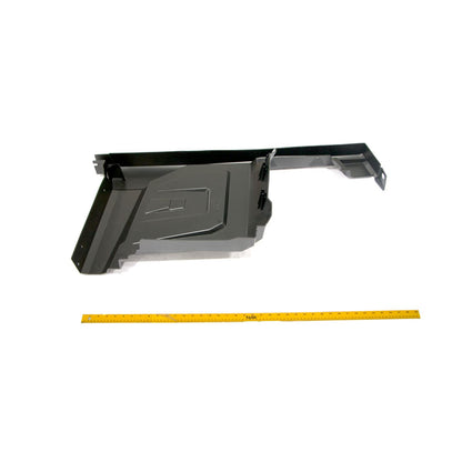 Polaris Ranger Right Hand Center Fender with Rocker, Gloss Black - 5450353-070