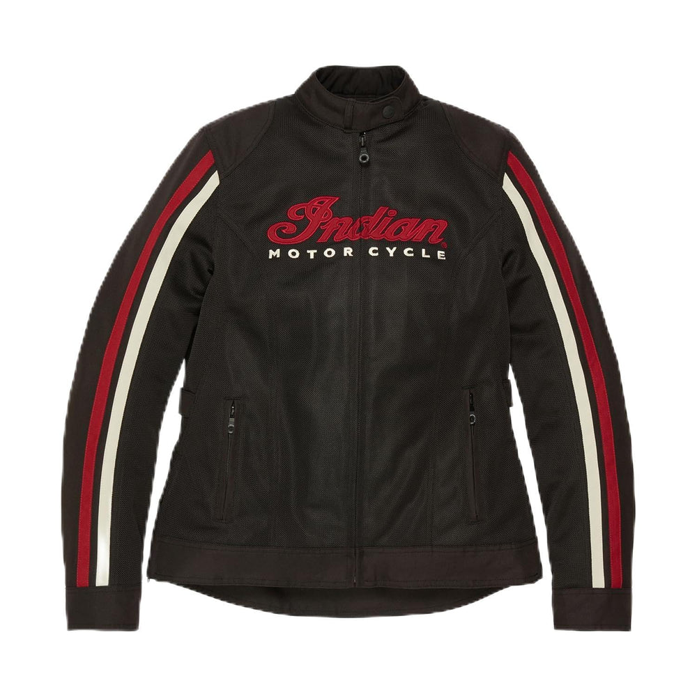 Indian Motorcycle Women's Milestone Mesh Jacket, Black - L - 283339306
