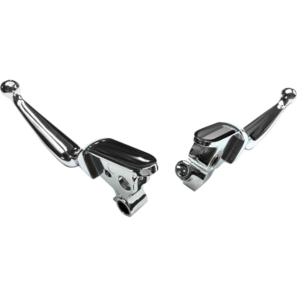 Smooth Lever Set Chrome Flt 08 13 W/Cable Clutch