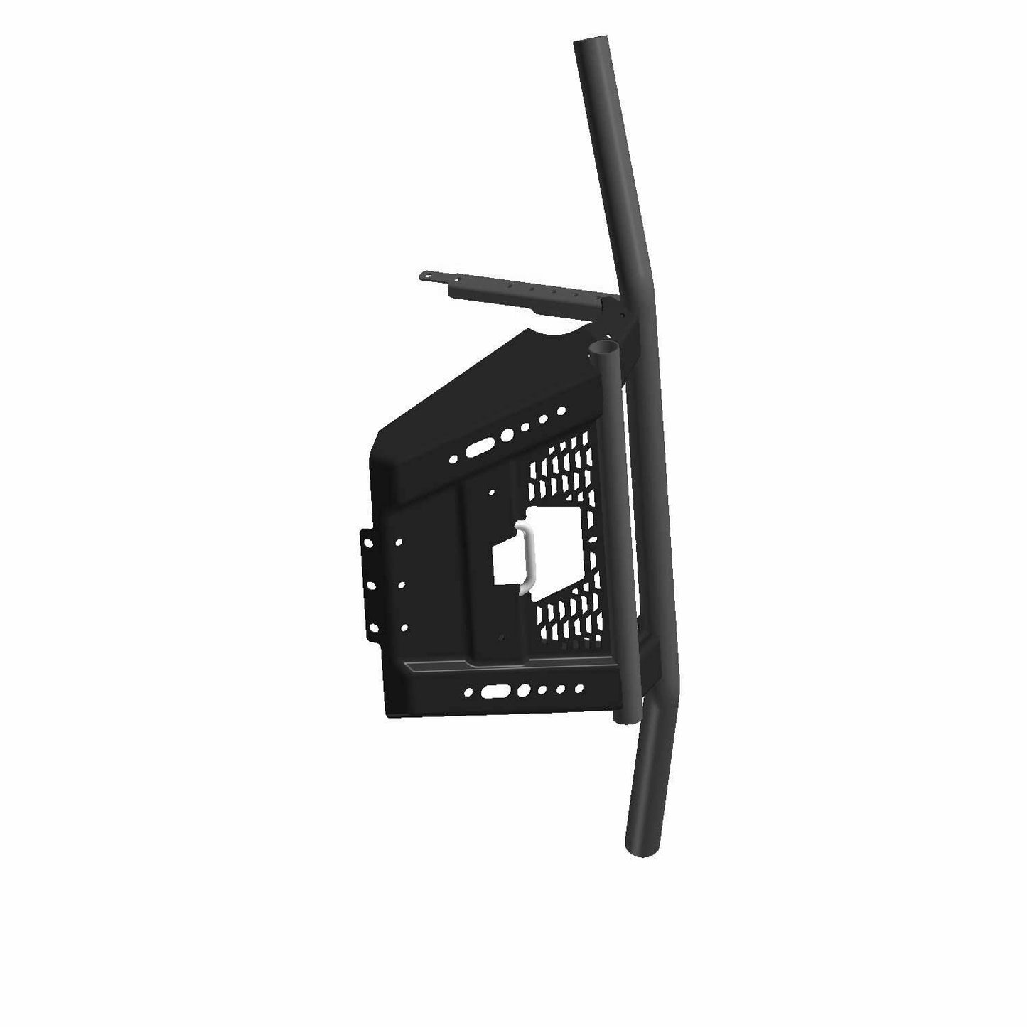 Polaris Ranger Front Bumper, Matte Black, Genuine OEM Part 1023525-458, Qty 1