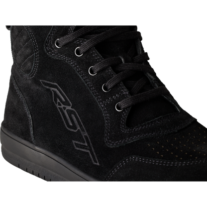 Hitop Moto Sneaker Ce Boot Black Suede  Sz 7