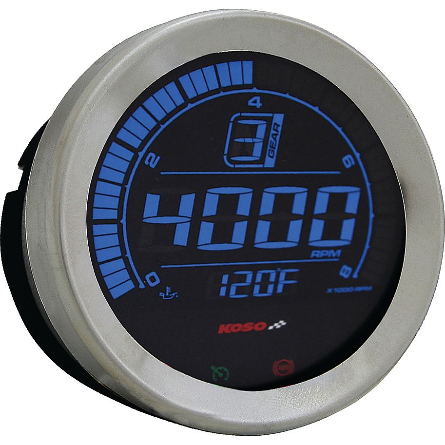 
                      
                        Digital Gauge Cluster Silver Bezel 04 13 Flht And Fltr
                      
                    