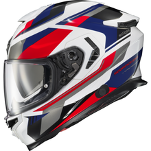 Exo Eclipse Full Face Helmet Lunar White/Red/Blue 2x
