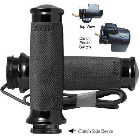 Custom Contour Fbw Heated Grips 15 Up Fltr Black