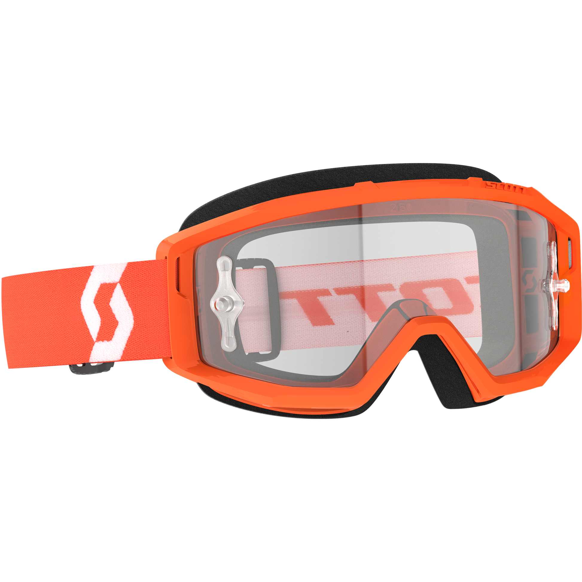 Primal Goggle Orange/White Clear Works