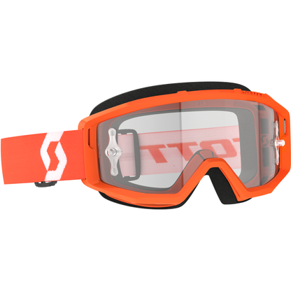Primal Goggle Orange/White Clear Works