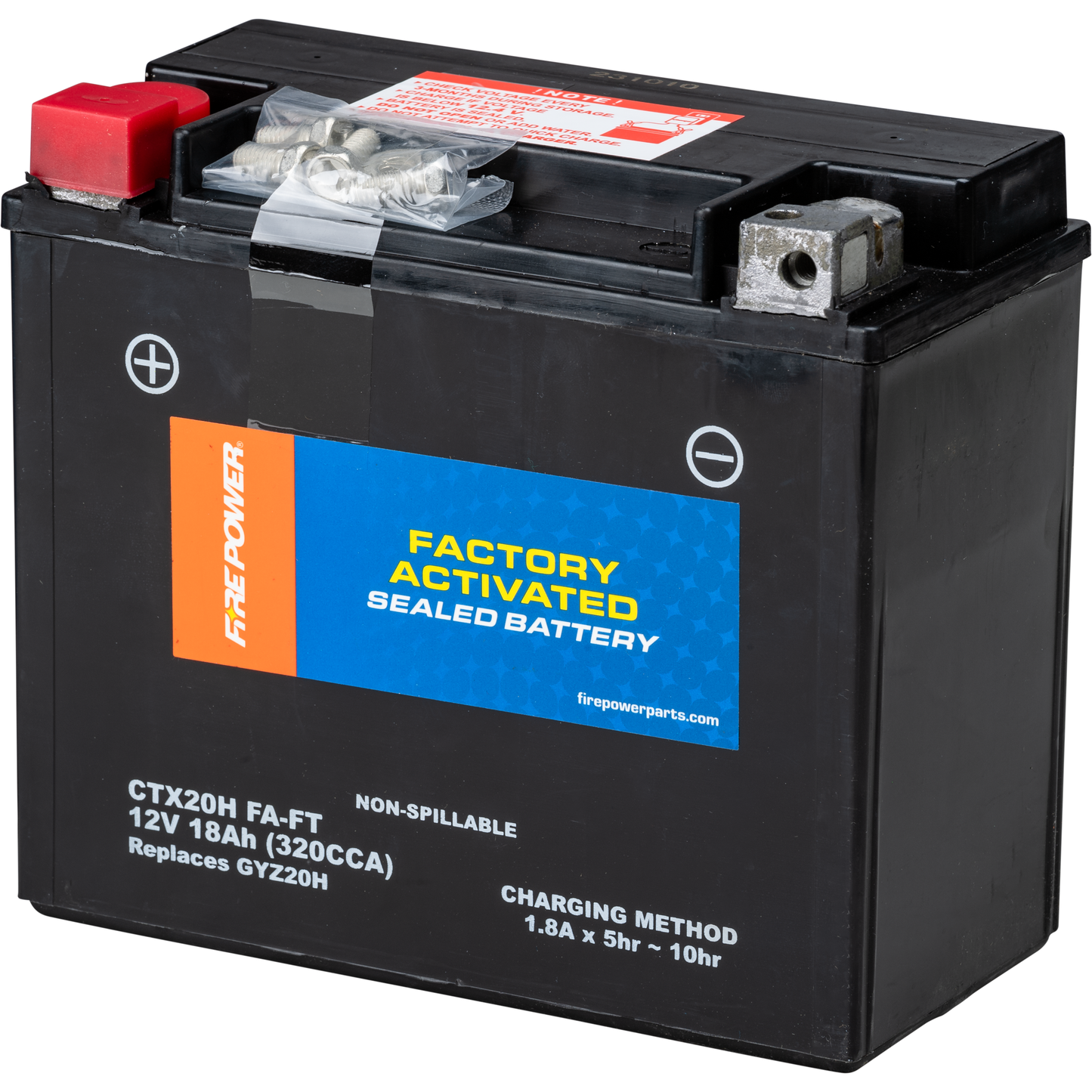 Battery Ctx20h (Fa) Ft Sealed Factory Activated
