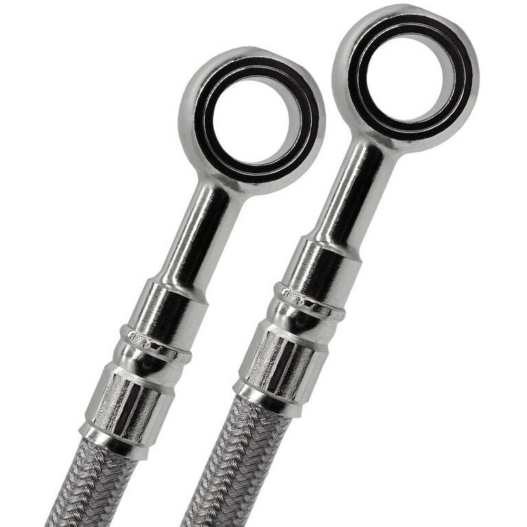 Brake Lines Ss Front/Rear 4 Line Sil Yam