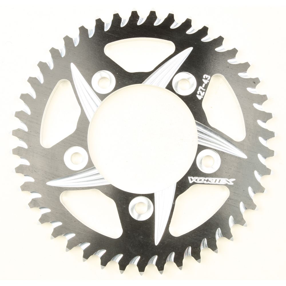 Rear Cat5 Sprocket Aluminum 43t 530 Blk Kaw