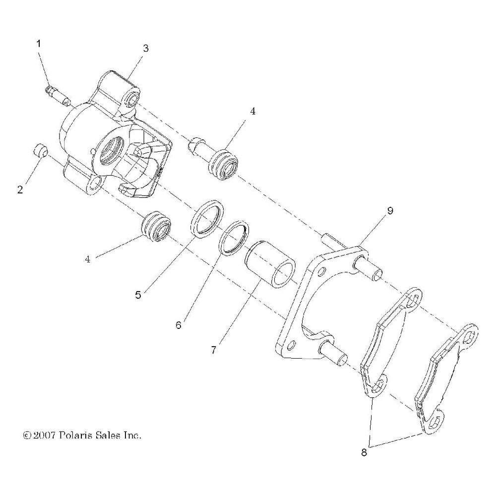 
                      
                        Polaris ATV Kit, Rear Brake Pad [Longer Life][Contains 2 Pads], Part 2203931
                      
                    