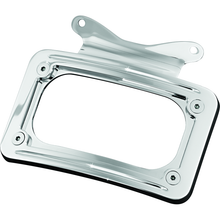 Kuryakyn Curved License Plate Mount Chrome