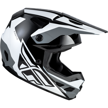 Kinetic Crest Helmet Black/White/Grey Xs