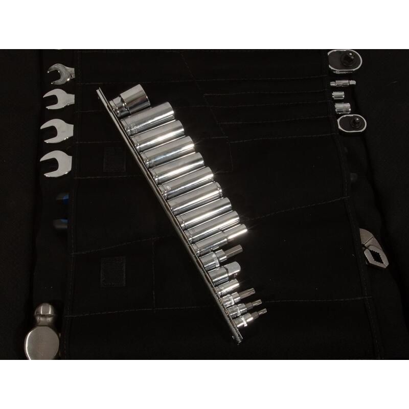 
                      
                        PRP RZR Roll Up Tool Bag with 36pc Tool Kit
                      
                    