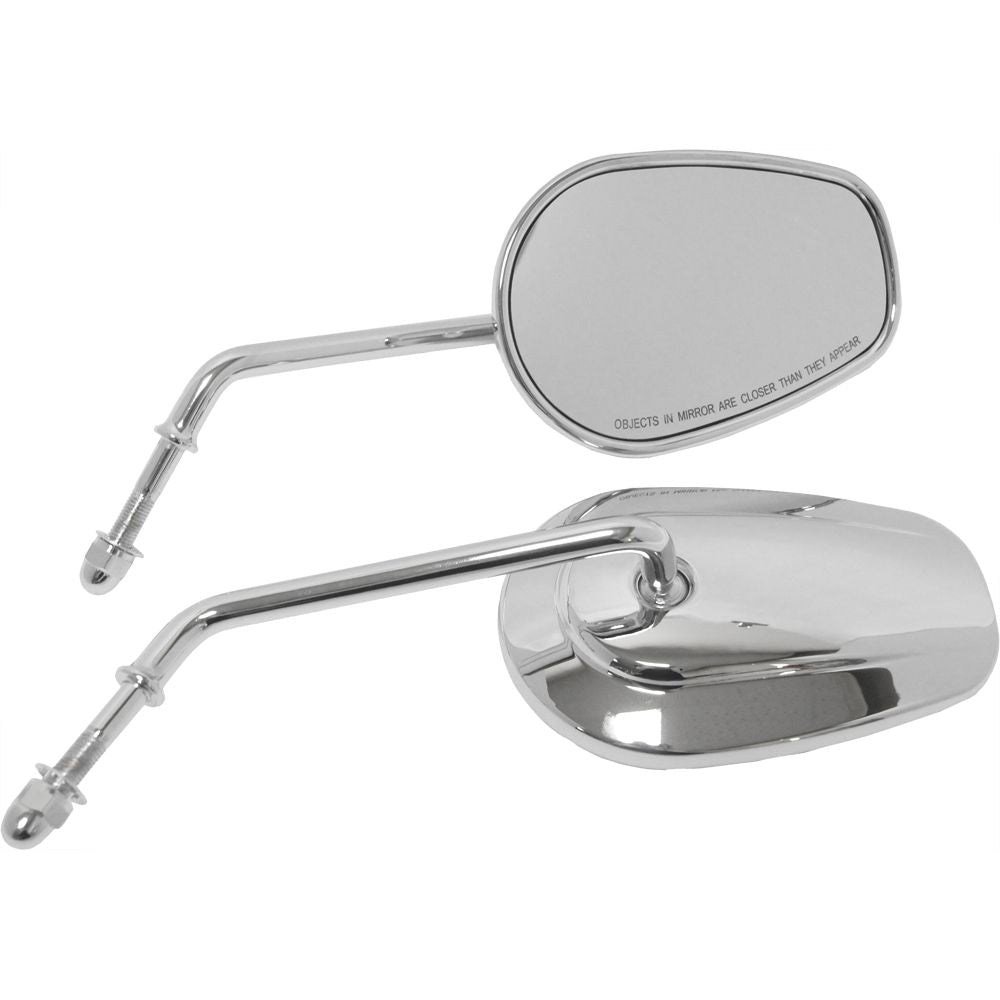 Mirror Oe Style Tapered Long Stem Chrome