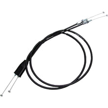 Black Vinyl Throttle Push Pull Cable Set