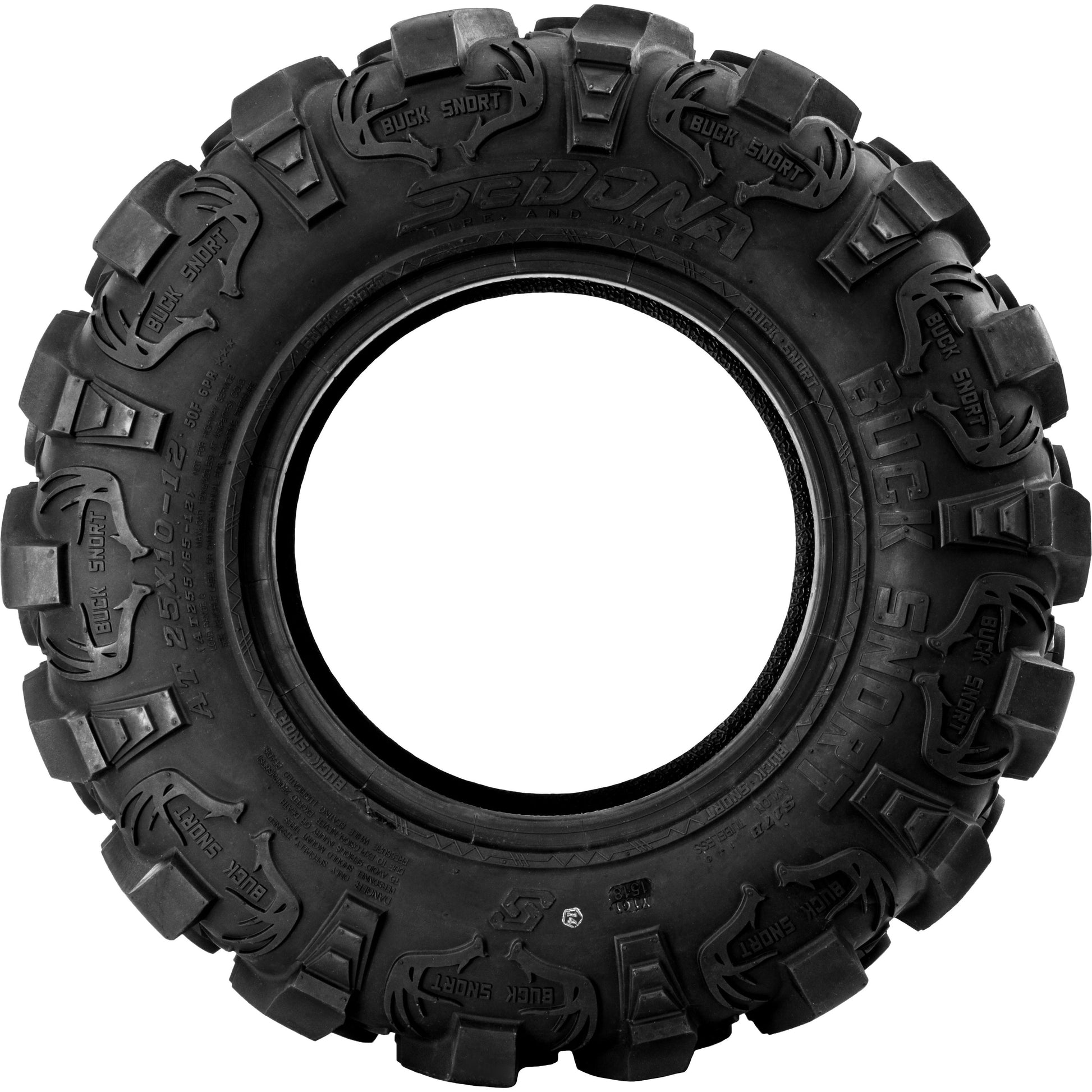 Tire Buck Snort 25x10 12 Bias 6pr Lr420lbs