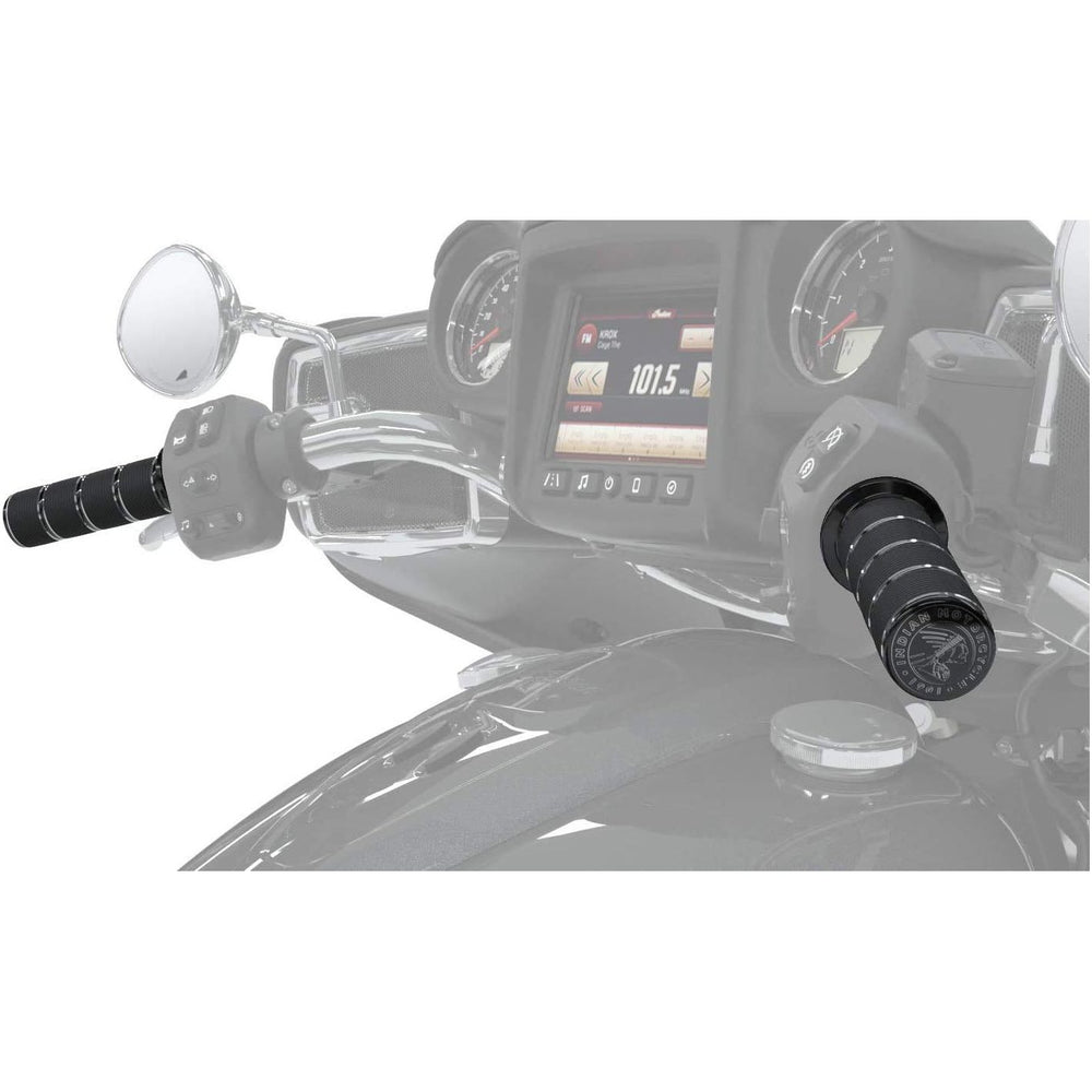 
                      
                        Indian Select Handlebar Black Grips, Pair - 2882828-468
                      
                    