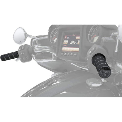 Indian Select Handlebar Black Grips, Pair - 2882828-468