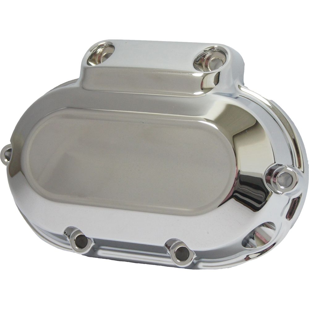 Trans Side Cover Chrome 6 Spd Twin Cam 07 17 & Dyna 06