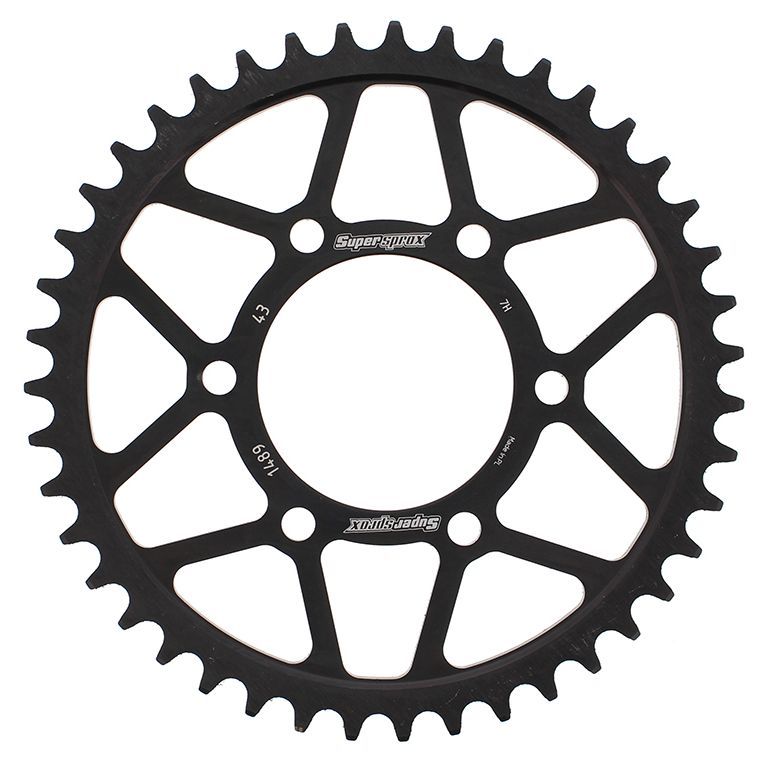 Rear Sprocket Steel 43t 525 Blk Kaw