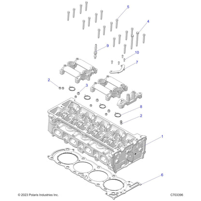Polaris RZR GASKET-HEAD, Genuine OEM Part 5814500, Qty 1