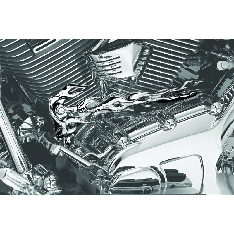 Kuryakyn Flame Shift Linkage Chrome
