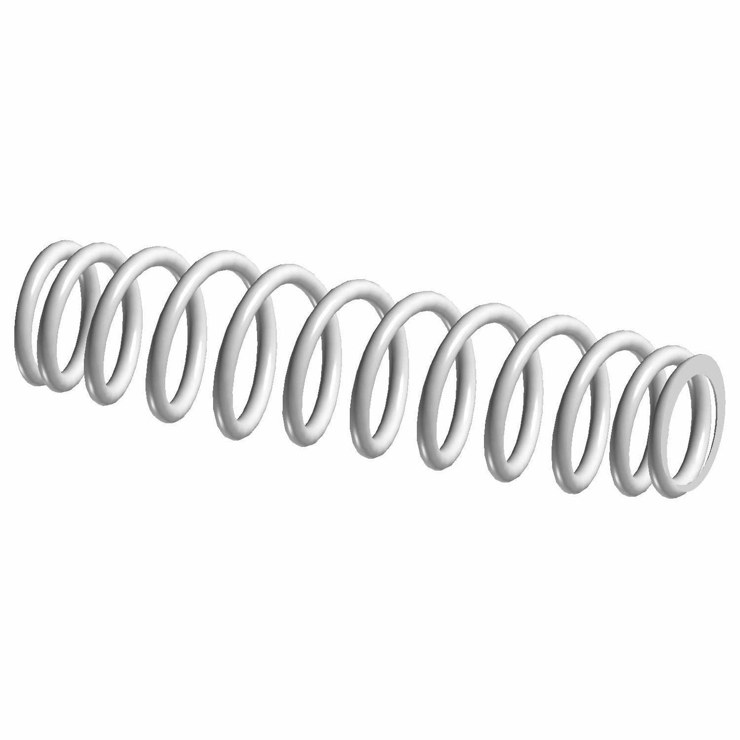 Polaris ATV Spring, Compression, Silver, Genuine OEM Part 7043815-385, Qty 1