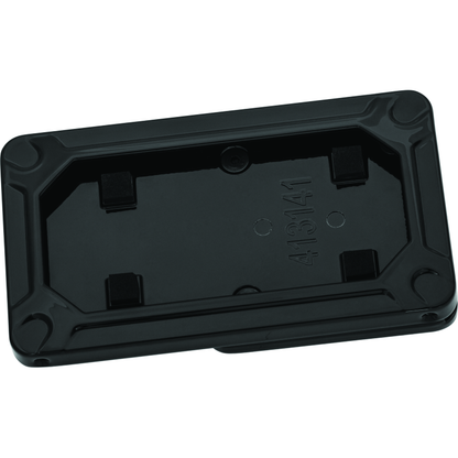 Kuryakyn Nova Side Mount License Plate Frame Gloss Black