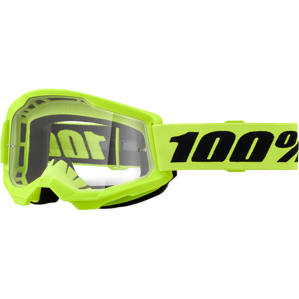Strata 2 Junior Goggle Neon Yellow Clear Lens