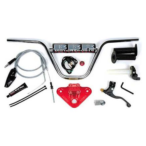 H Bar/Triple Clamp Kit Red