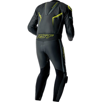 S1 D3o Suit Blk/Gry/Flo Yel Leather 3x