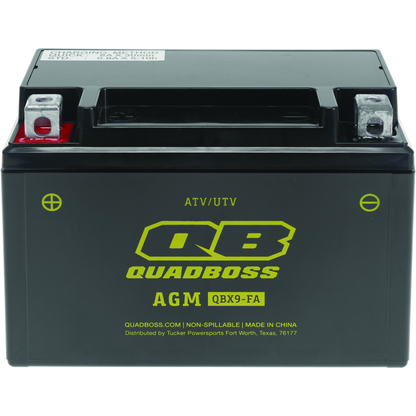 QuadBoss Maintenance-Free AGM Battery QBX9-FA