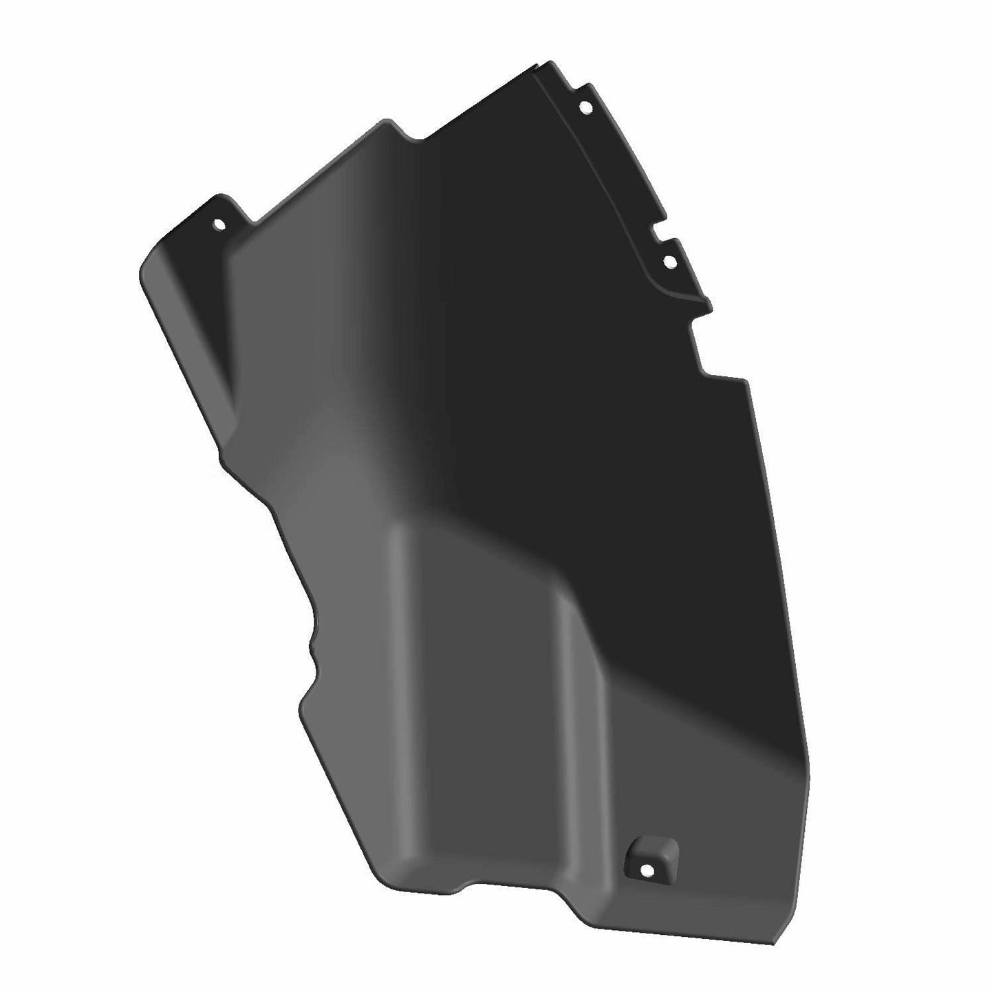 Polaris ATV Mud Guard, Front, Right, Gloss Black, Genuine OEM Part 5437063-070, Qty 1