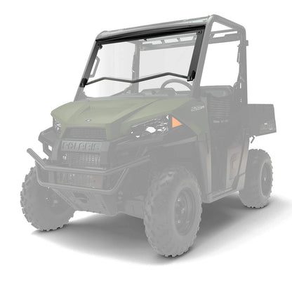 Polaris Off Road Polycarbonate Flip-Down Full Windshield, Clear