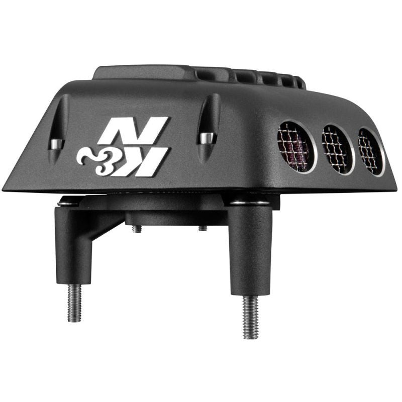 K&N Street Metal Intake System for 01-16 Harley-Davidson Softail/Dyna - Shaker Black