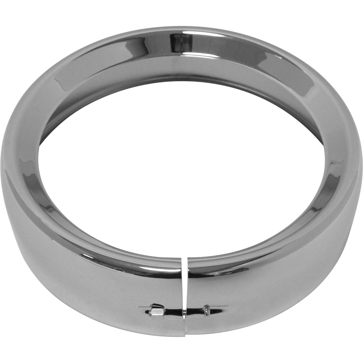Frenched Headlight Trim Ring Chrome 7 Clamp Style
