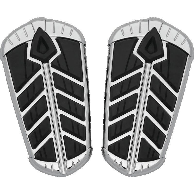 Kuryakyn Spear Floorboard Insert Passenger Indian Chrome