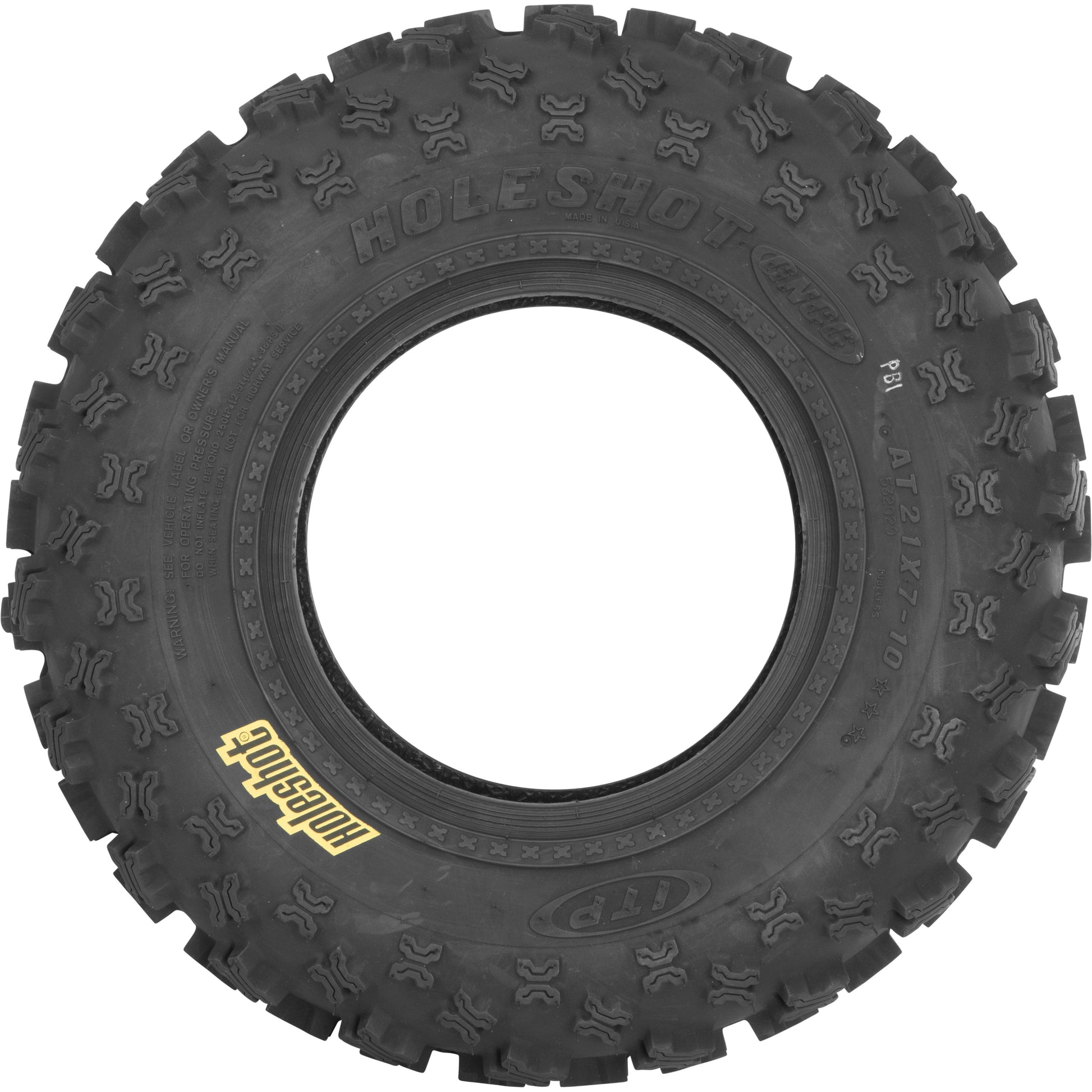 Tire Holeshot Gncc Front 21x7 10 Lr235lbs Bias