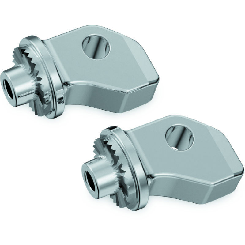 Kuryakyn Splined Peg Adapters Front Indian Scout Chrome