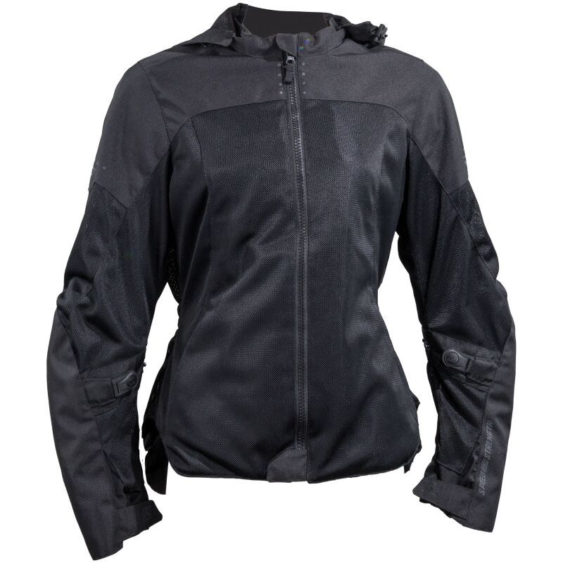 Speed and Strength Starstruck Mesh Jacket Black Womens - Large
