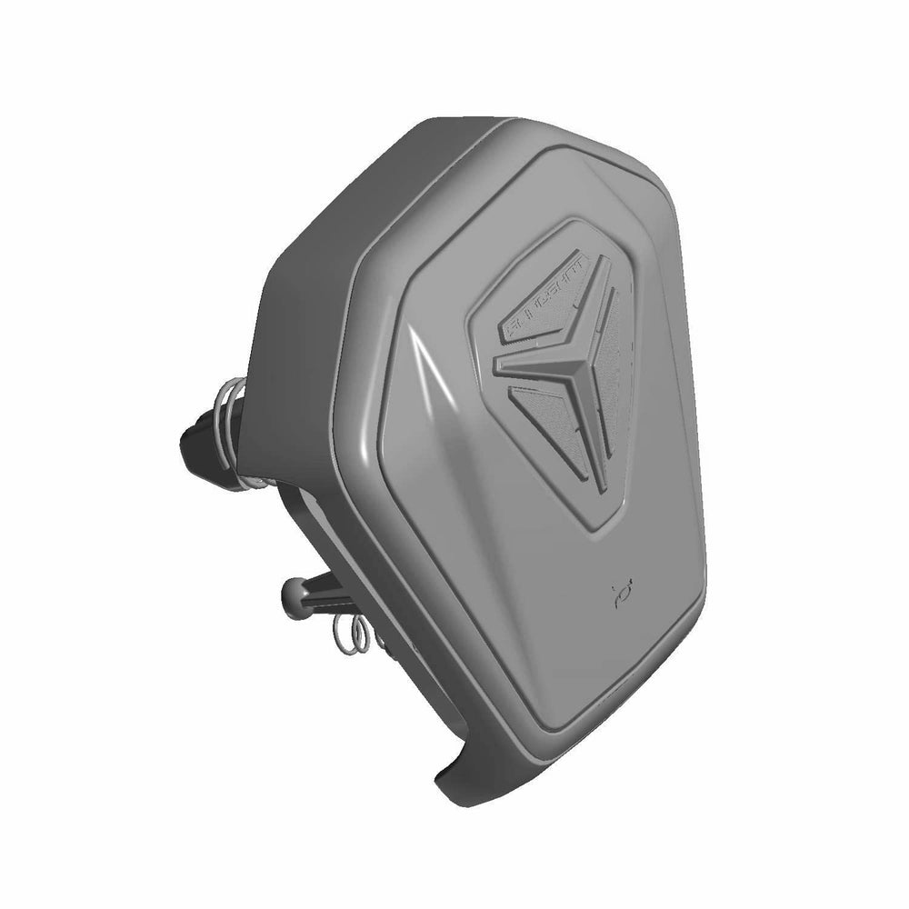 Polaris Slingshot Horn Pad Assembly, Gloss Black, Genuine OEM Part 1824852-266, Qty 1