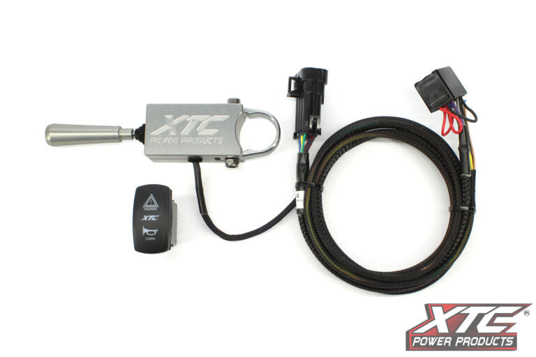 Auto Turn Signal Kit W/ Billet Lever And Front Drl Lights Can