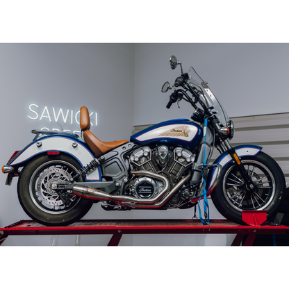 Indian Scout Shorty Cannon Brushed Ss
