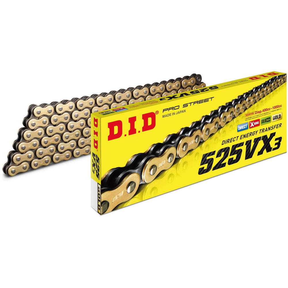 Chain 525vx3 110l Gold/Black