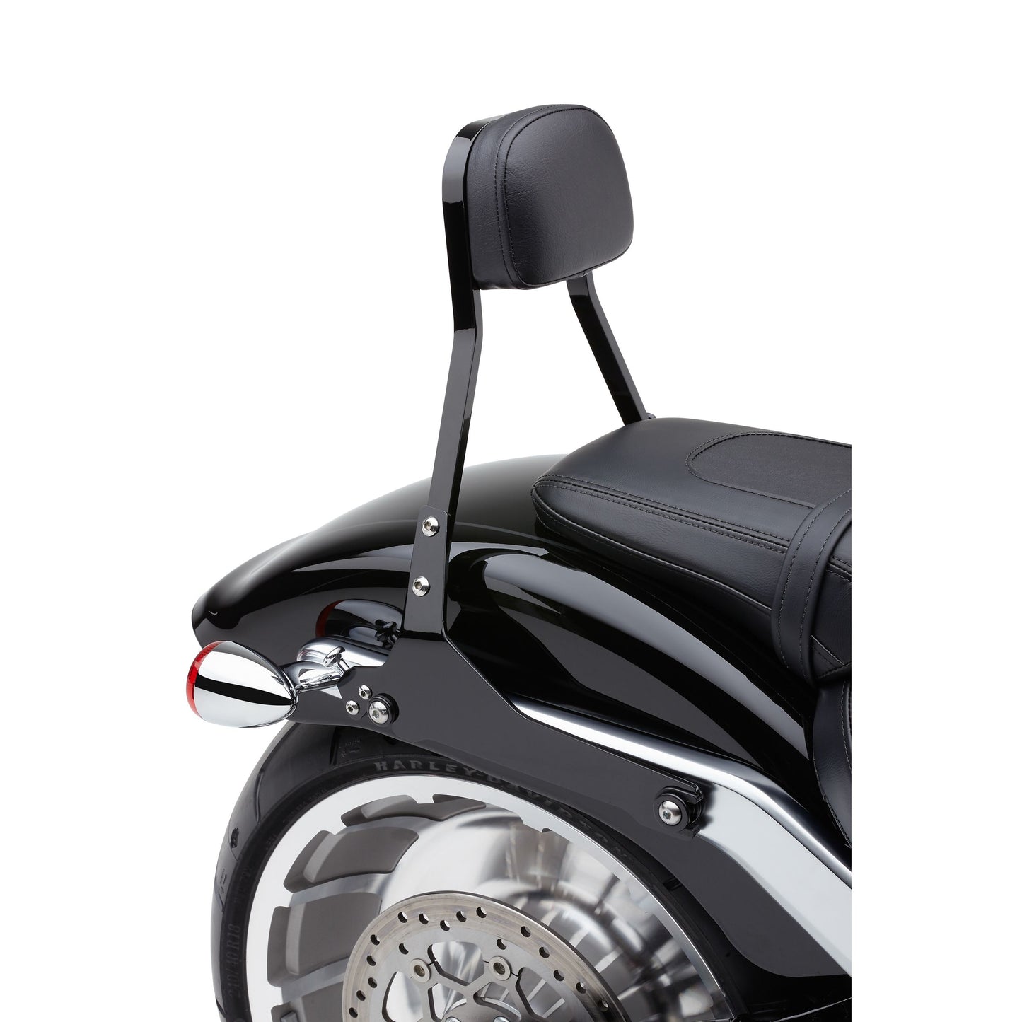 Detachable Backrest Round Black Flsb 18 22