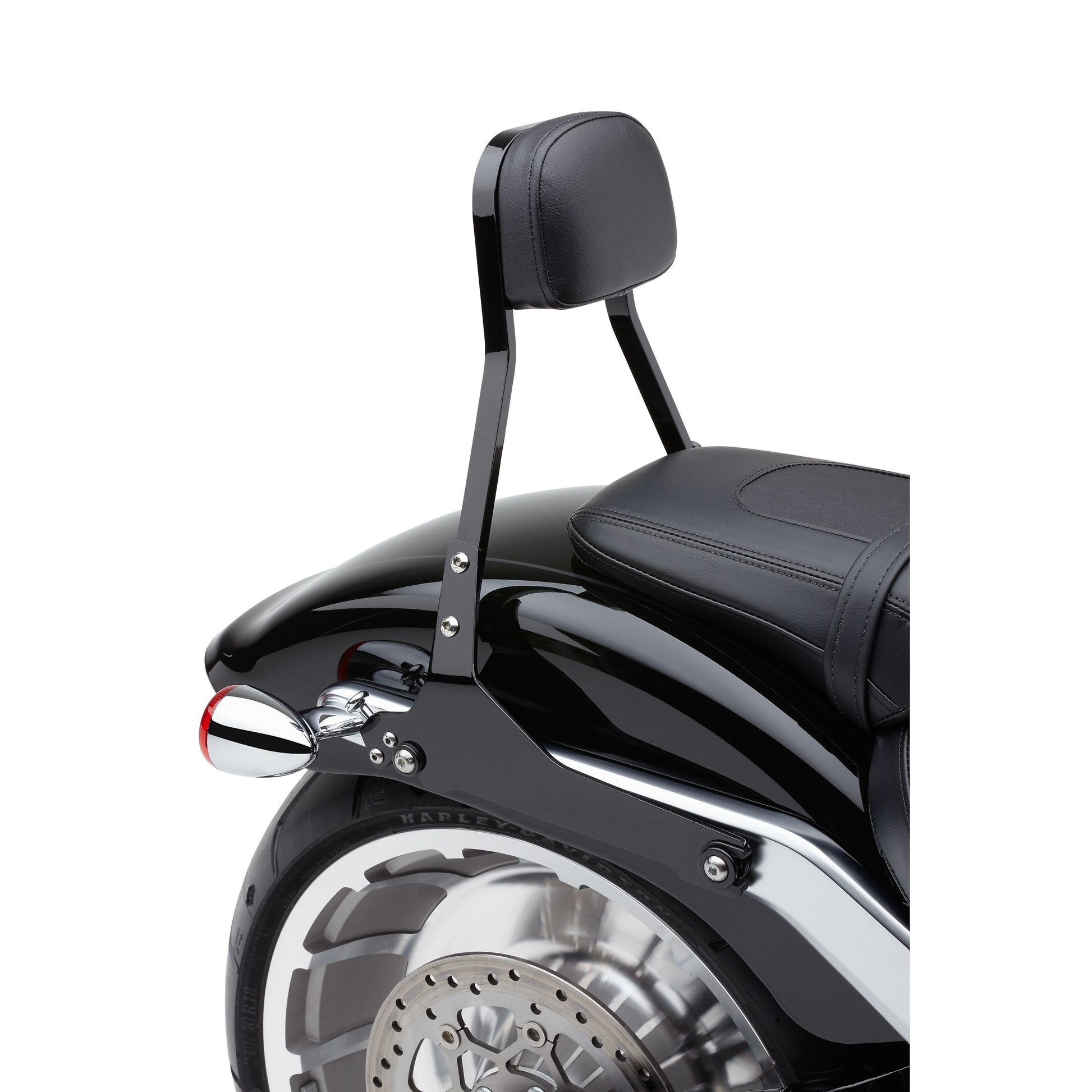 Detachable Backrest Round Black Flsb 18 22