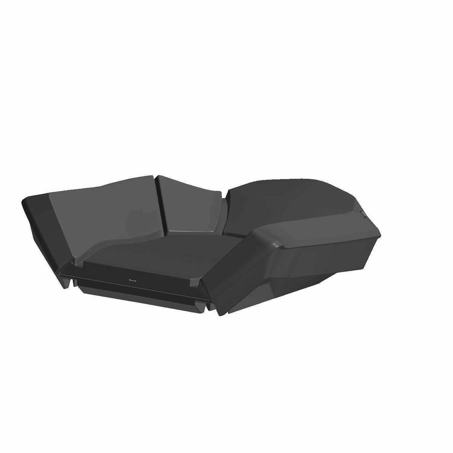 Polaris RZR ASM-SEAT BACK,MTAN/BLK,BLK ST [R99AZ][R99BZ], Genuine OEM Part 2689615, Qty 1